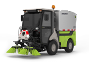 Intelligent Driving Articulated Robotic Road Sweeper